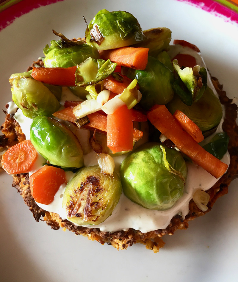 Tarte quinoa et légumes aux fours